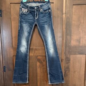 Rock Revival Dark Blue Flare Jeans